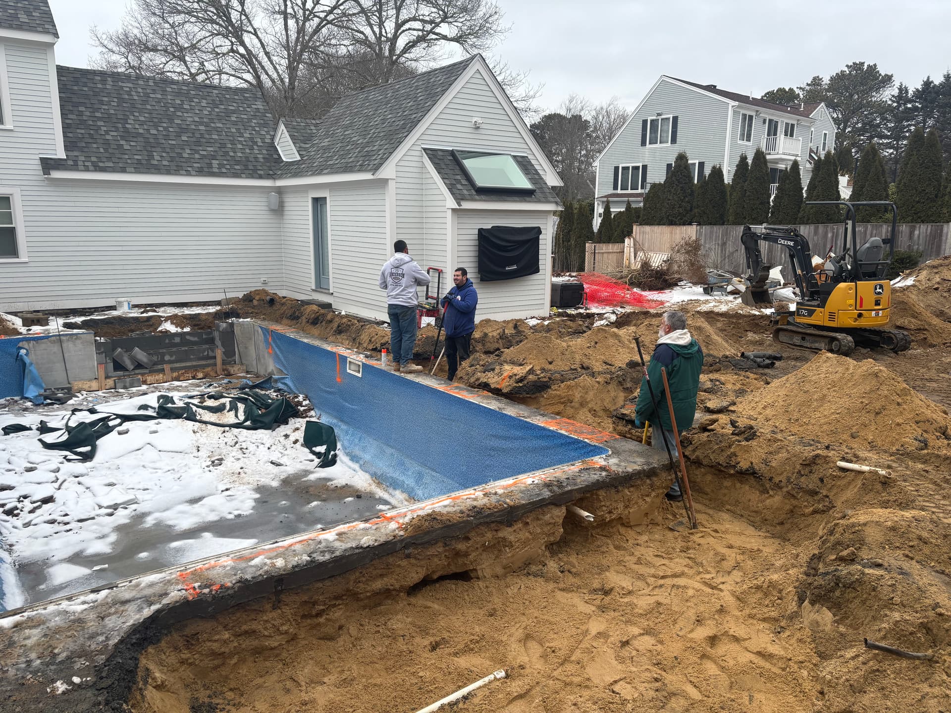 Gallery photos for Transforming a Pool in North Falmouth MA with Clearwater Custom Pools: Image #3