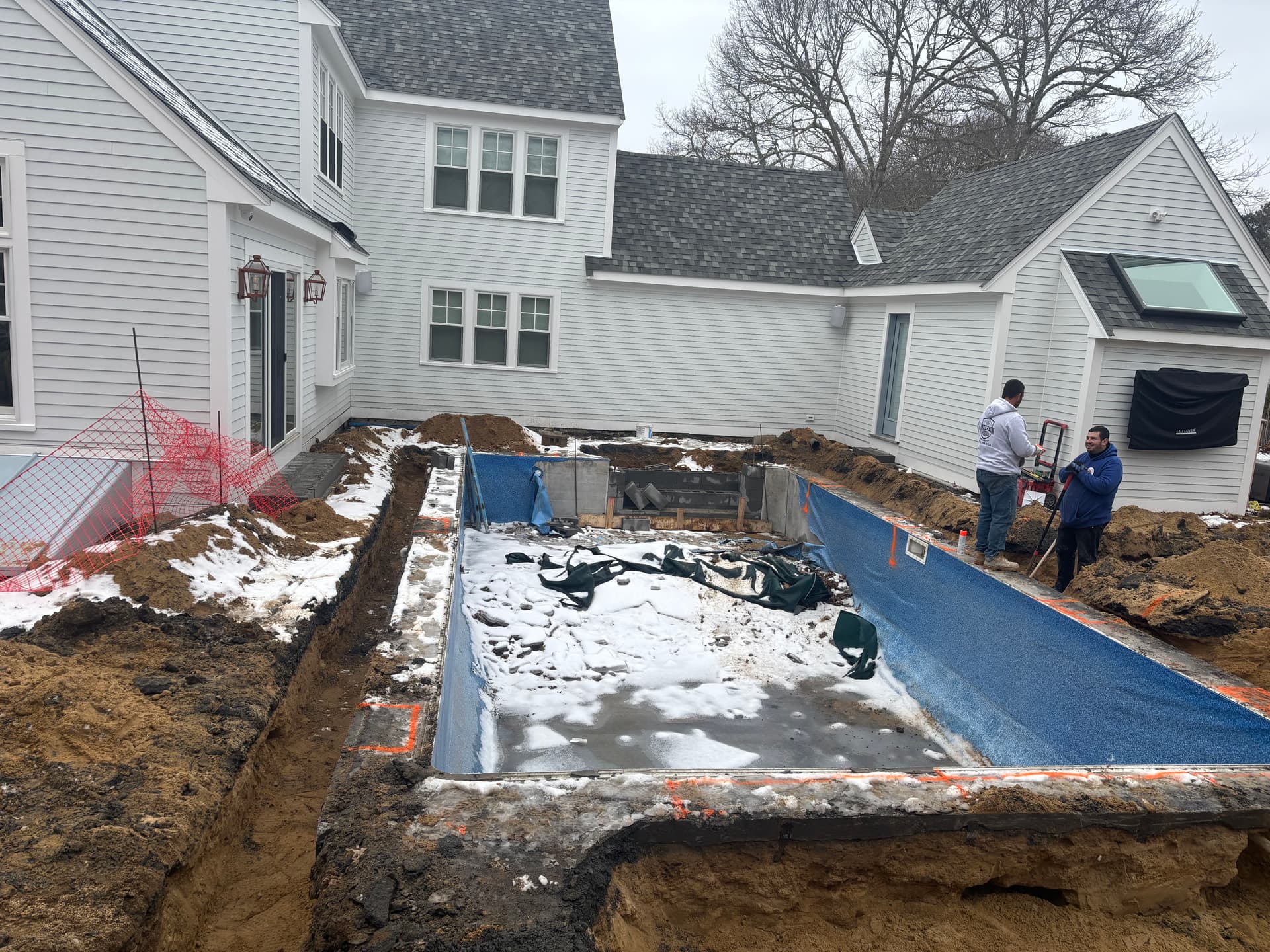 Transforming a Pool in North Falmouth MA with Clearwater Custom Pools