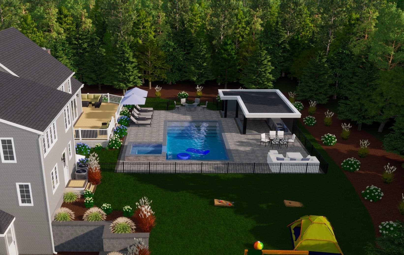 Backyard Transformation with Cape Cod Property Services